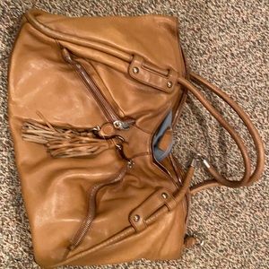 Salvatore ferragamo purse with tassels